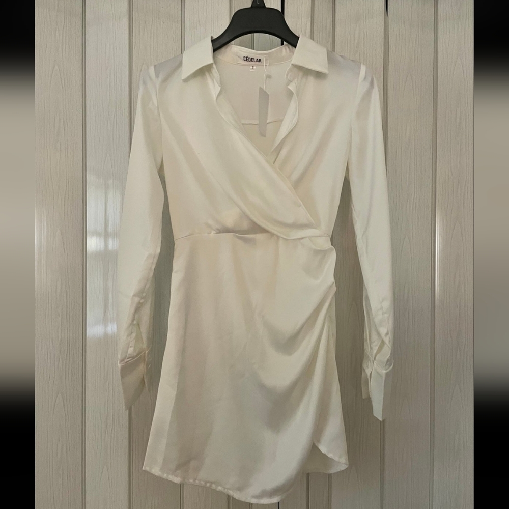 Cédelar white mini dress